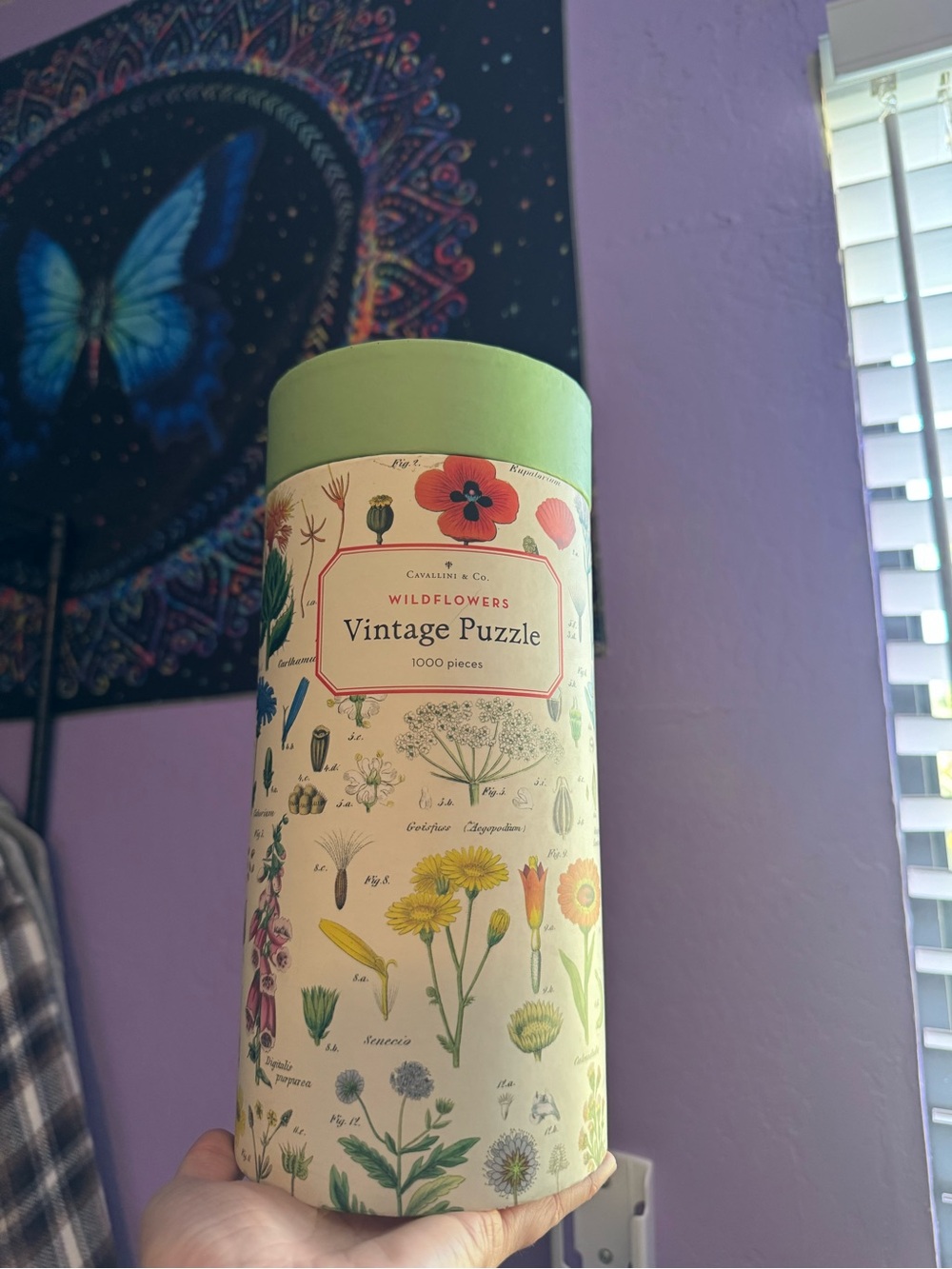 Cavallini & Co. Wildflowers Vintage Puzzle - 1000 Piece